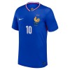 Frankrike Mbappé 10 Matchtröjor Hemma Fotbollströja EURO 2024